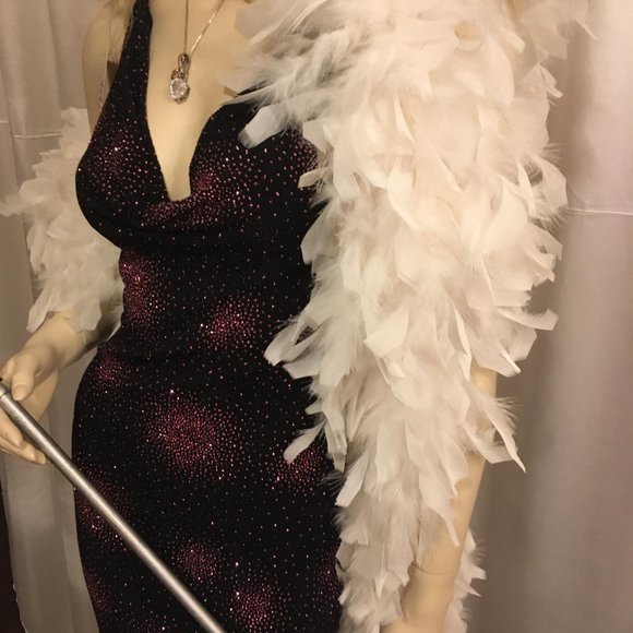 RARE gorgeous pixie dress covered in sapphire pink glitter! - Picture 5 of 16